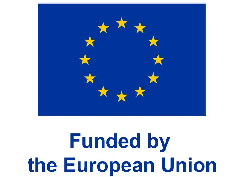 EU flag. Text: Funded by the European Union
